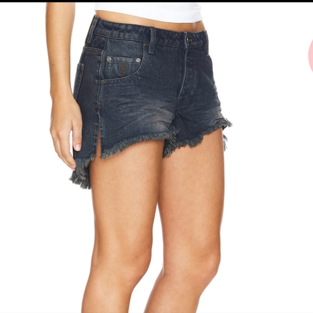 NWT! One Teaspoon Marlons Denim Shorts 26 - Picture 2 of 10